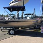 USED 2009 STESSCO SF420 SIDE CONSOLE WITH 30HP ELECTRIC START YAMAHA FOR SALE